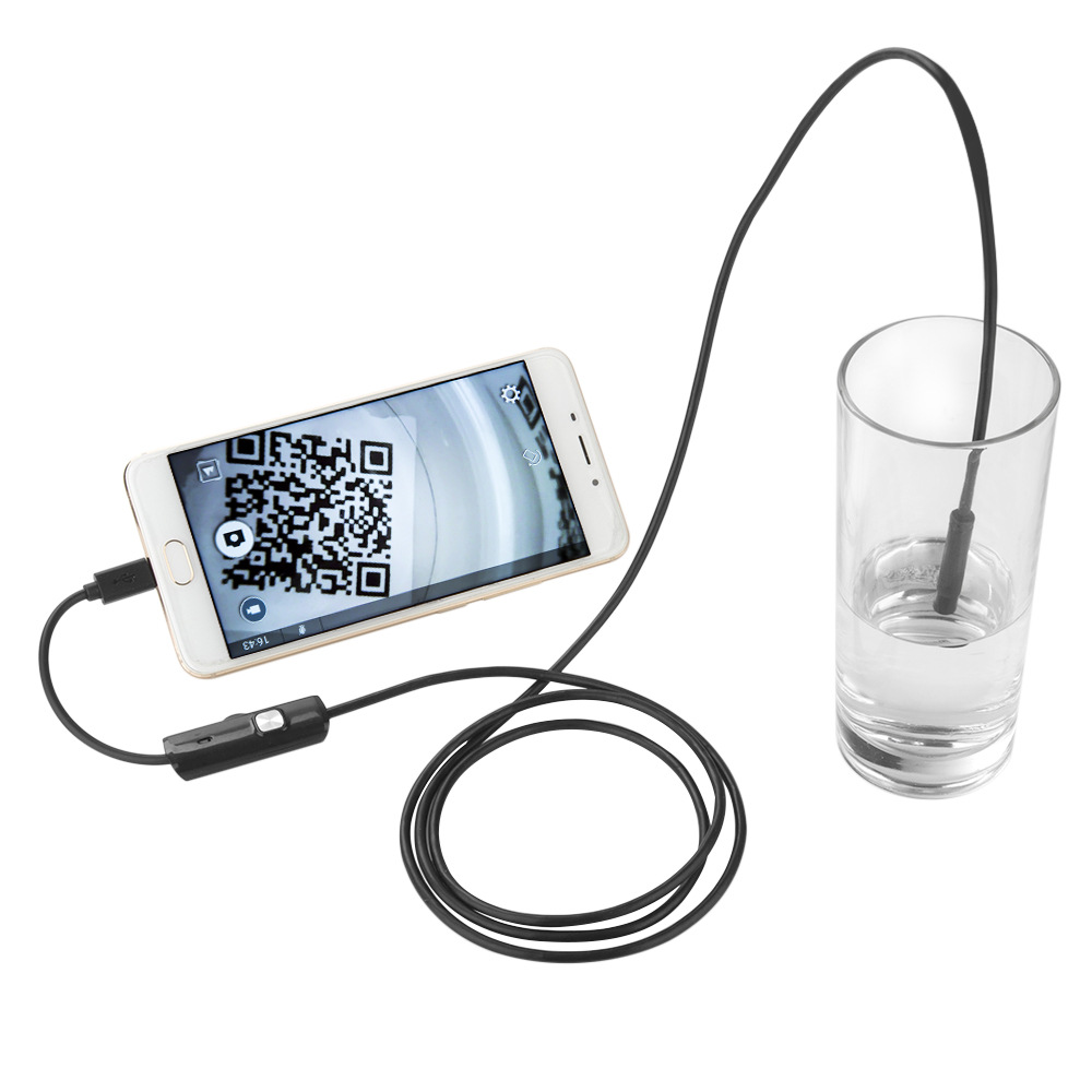 5.5mm7mm8mm Android mobile phone comes with camera industrial endoscope pipeline dental auto repair USB camera