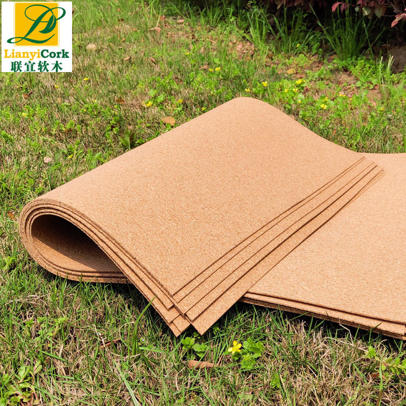 Lianyi Cork Wholesale Cork Sheet Cork Sheet Processing Sound Insulation Cork Paper Production and Production Factory Direct Sales