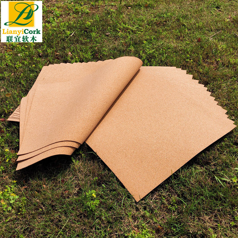 Lianyi Cork Wholesale Cork Sheet Cork Sheet Processing Sound Insulation Cork Paper Production and Production Factory Direct Sales