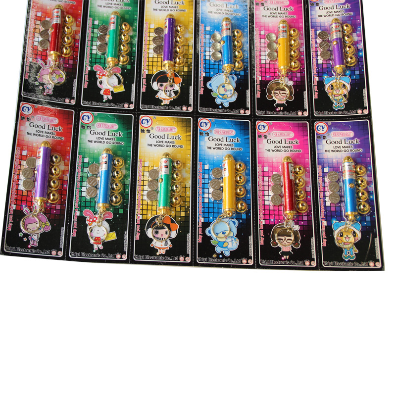 Children's Nostalgic Toy Infrared Light Laser Light Red Dot Banknote Detector Pen Flashlight Pen Indicator Light Long-Range 5 Heads