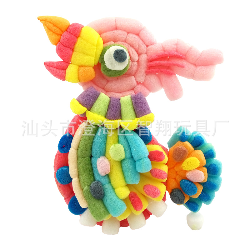 Factory direct bulk magic handmade diy corn grain kindergarten beautiful labor production building blocks material educational toys