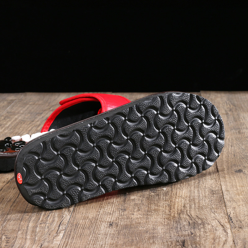 Natural Pebble Soft Bottom Foam Massage Slippers Export Factory Direct Sales