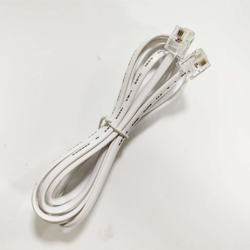 Manufacturers supply 20251 4-core telephone line 28AWG oxygen-free copper 0.3-50 m flat phone cable