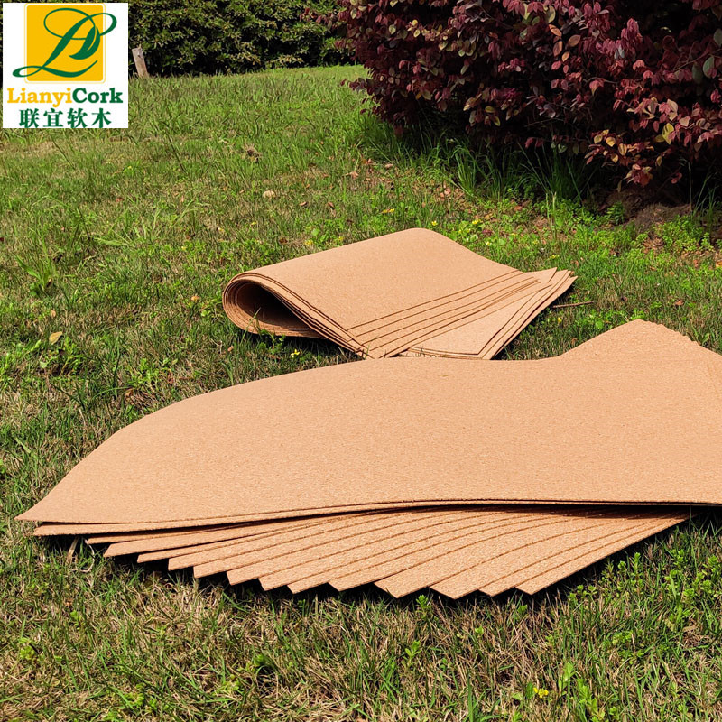 Lianyi Cork Wholesale Cork Sheet Cork Sheet Processing Sound Insulation Cork Paper Production and Production Factory Direct Sales