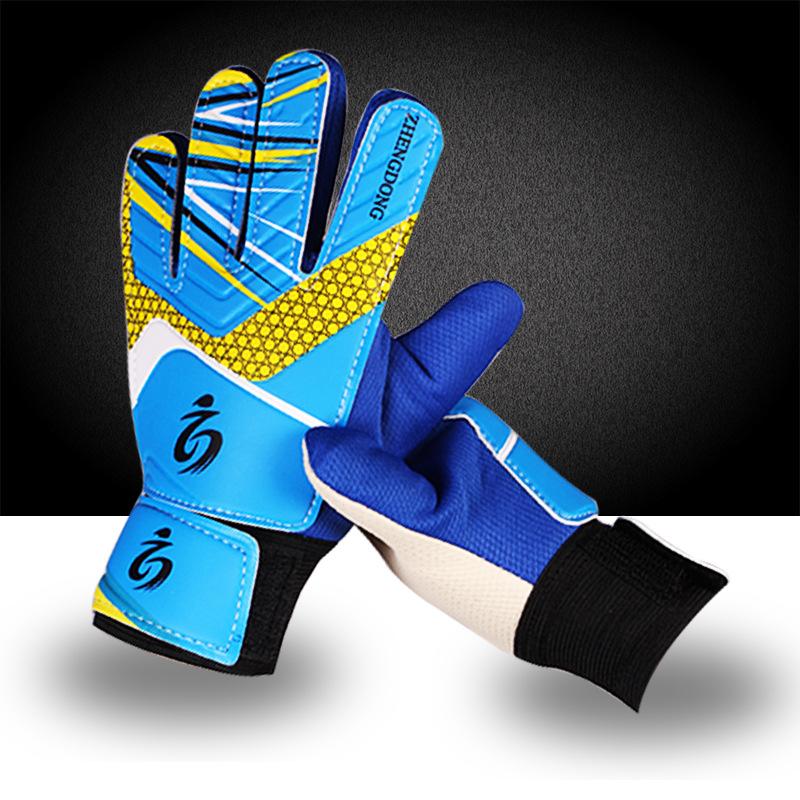 Children's Goalkeeper Gloves Primary and Secondary School Students Shkguards Youth Football Training Set Breathable Non-slip Gloves Thick
