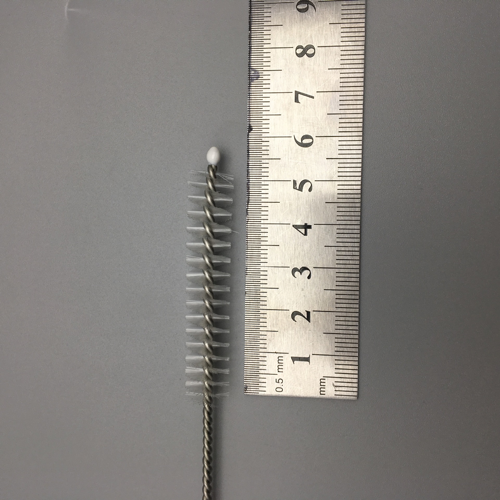 Straw Brush 10mm Nylon Wire Soft Bristle Brush Bristle Cleaning Brush 304 Stainless Steel Wire Environmentally Friendly White Linen Spot Wholesale