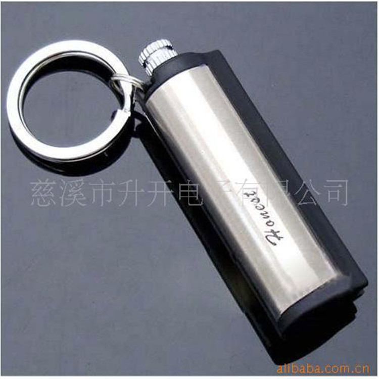 Ten Thousand Match Metal Bullet Type Ten Thousand Match Keychain Stainless Steel Case Universal Match Lighter