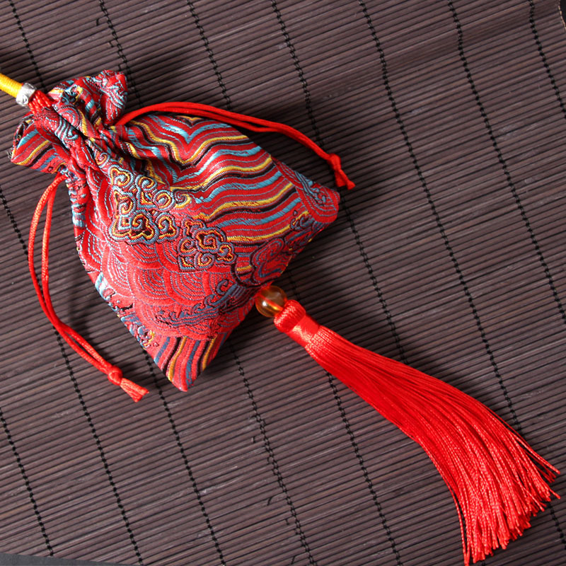 Dragon Boat Festival Mugwort Mosquito Repellent Sachet Empty Bag Kidsren's Portable Pendant Wardrobe Flap Pocket Pants Jewelry Lucky Bag