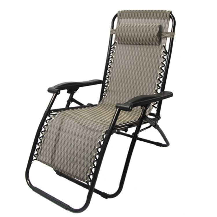 Self-produced Recliner Nap Folding Recliner Office Lunch Chair Beach Chair Black Reclining Chair