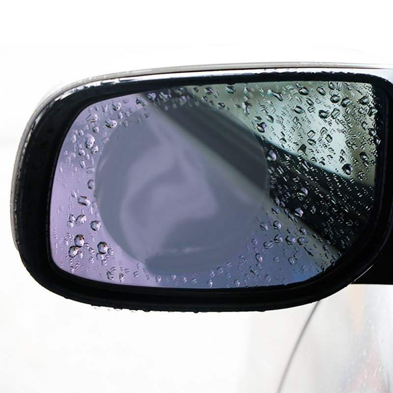Car rearview mirror rainproof film waterproof film reflector bathroom glass anti-fog film full screen special car water Drive