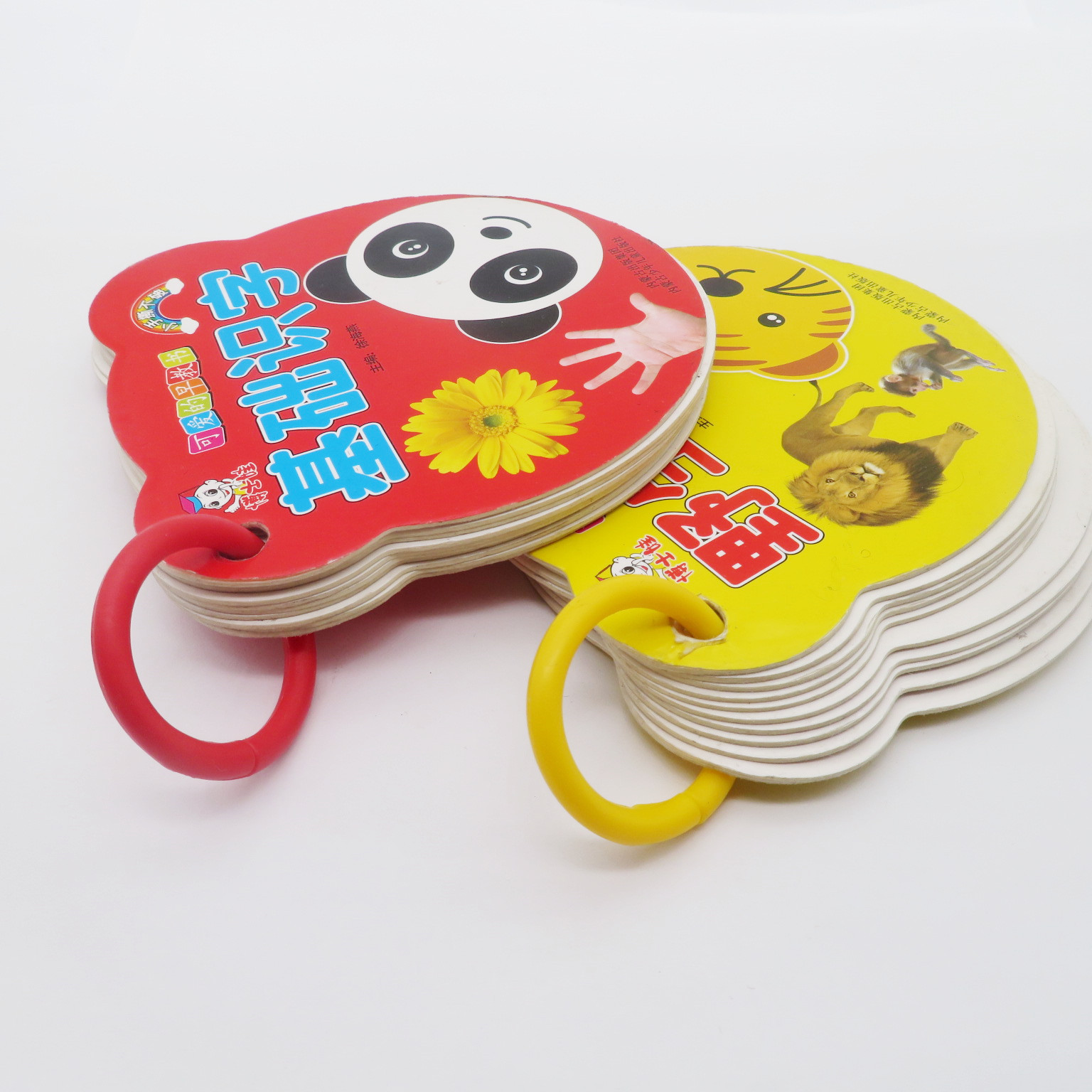 Plastic book ring card ring open ring plastic double buckle ring children color plastic circle high toughness