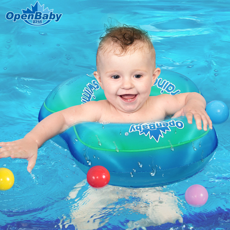 Ou Pei Infant Inflatable Swimming Ring Newborn Baby Underarm Ring Children's Life Buoy Anti-test Flip Ring 0-3 Years Old
