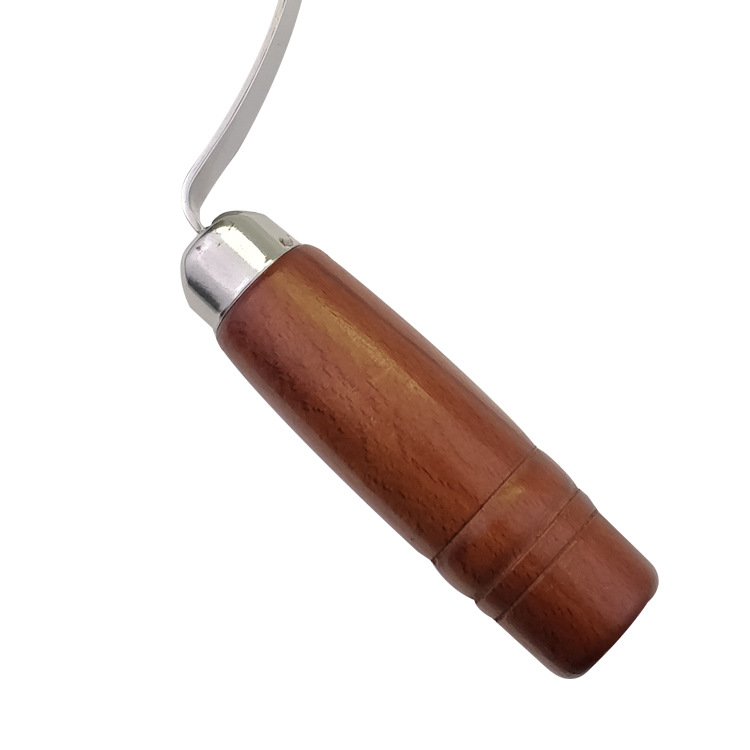 Factory Direct wooden handle coconut meat extractor coconut shell opener stainless steel coconut knife special opener