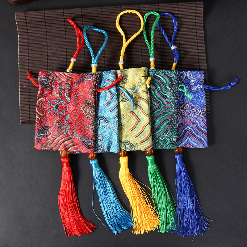 Dragon Boat Festival Mugwort Mosquito Repellent Sachet Empty Bag Kidsren's Portable Pendant Wardrobe Flap Pocket Pants Jewelry Lucky Bag