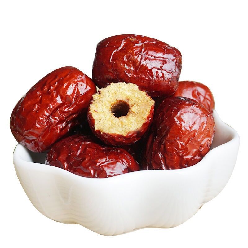 Factory wholesale crisp jujube seedless hollow crisp gray jujube 250g snack crisp red jujube crisp sweet