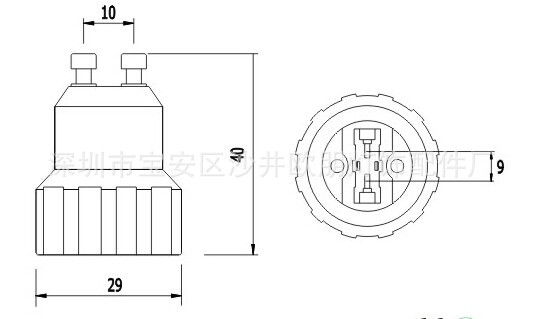 gu10 to G9 Ceramic Conversion Lamp Holder Aging Test Lamp Holder gu10-g9 Joint Halogen Head