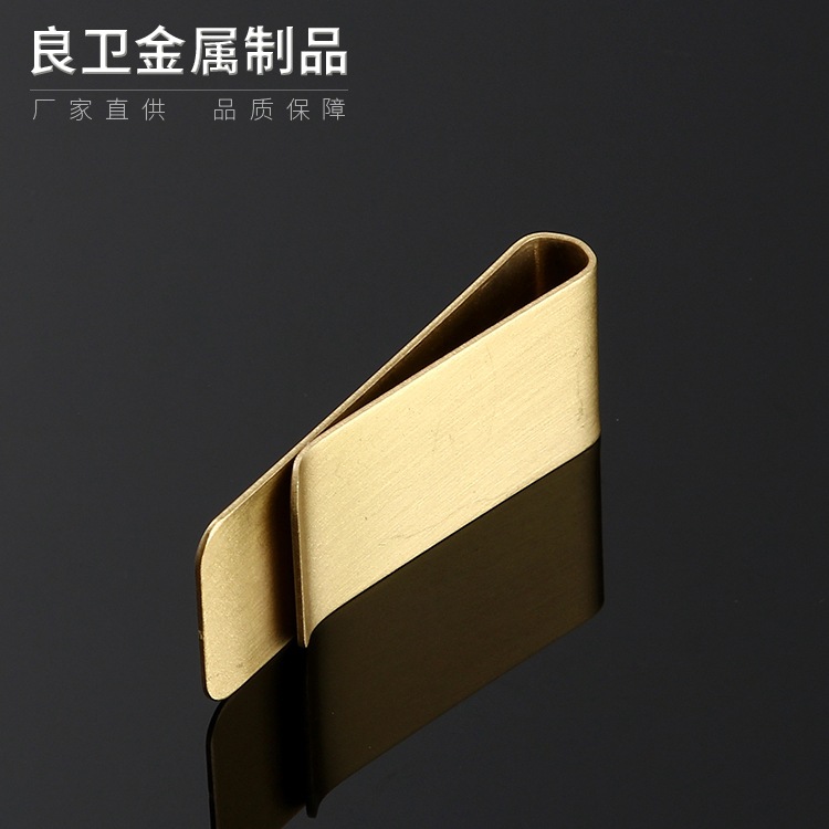 Hand Book Clip Brass Card Clip Metal Money Clip Money Clip Brass Notebook Clip