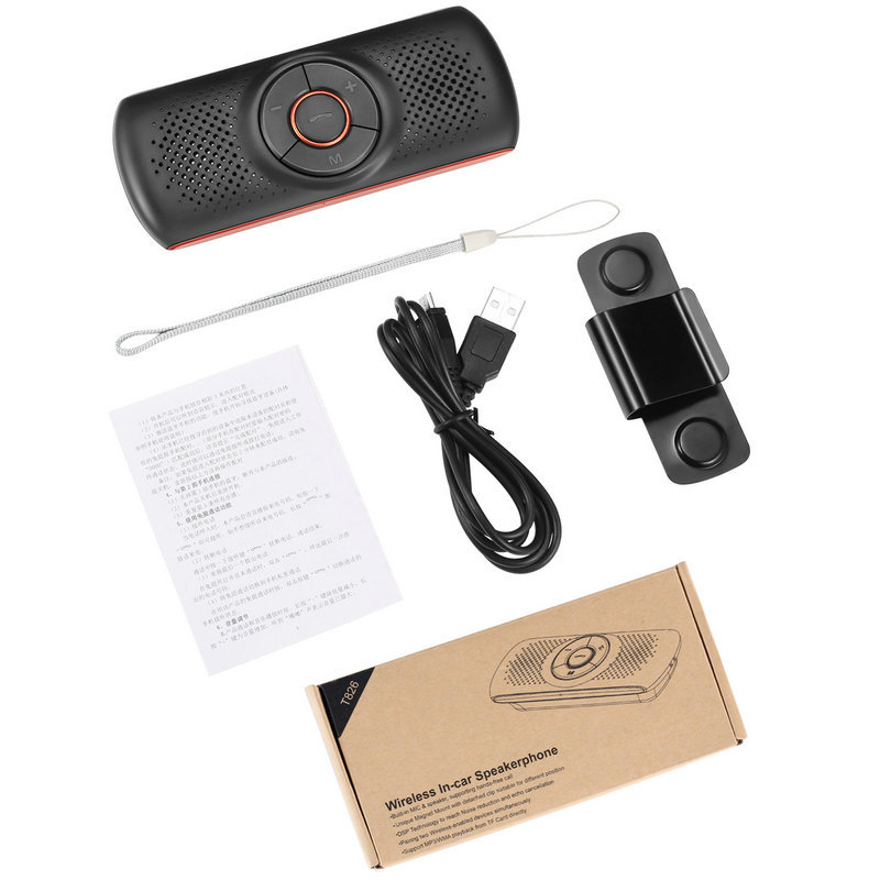 Wholesale car Bluetooth sun visor T826 Bluetooth car hands-free phone MP3 cross-border car speaker/Subwoofer