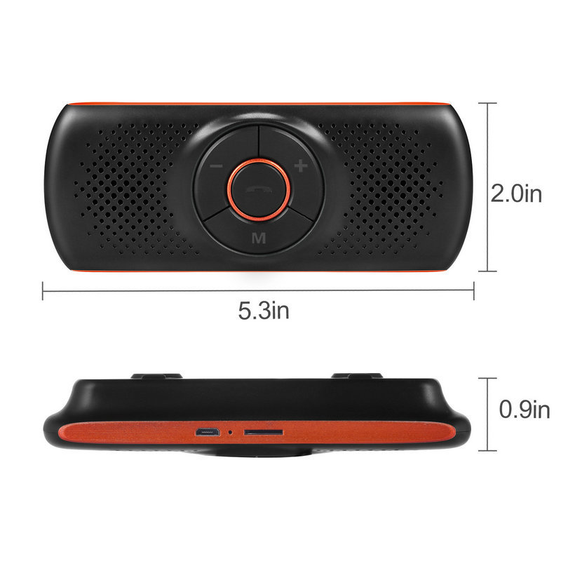 Wholesale car Bluetooth sun visor T826 Bluetooth car hands-free phone MP3 cross-border car speaker/Subwoofer
