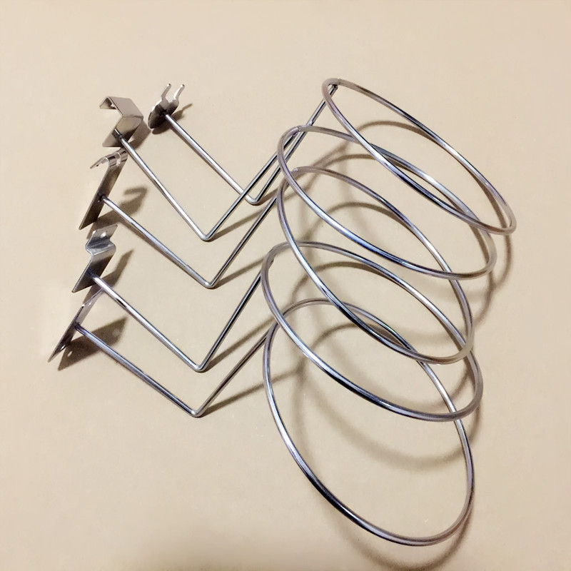 Слотная плита, квадратная труба, сетчатая плита, стеновая решетка для шляп, дисплей для шляп, держатель шляп