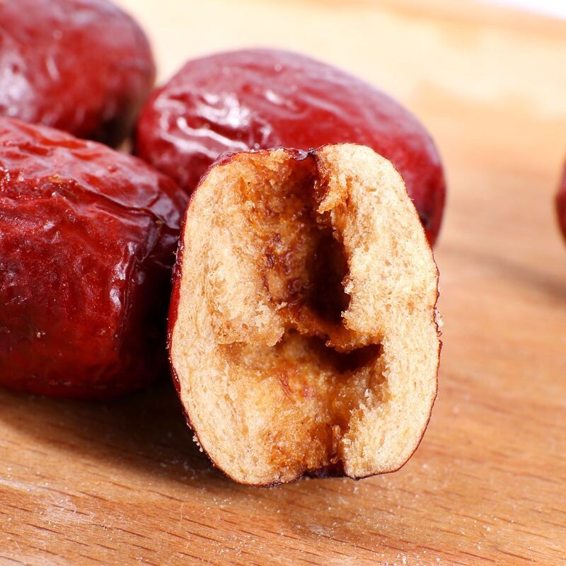 Factory wholesale crisp jujube seedless hollow crisp gray jujube 250g snack crisp red jujube crisp sweet