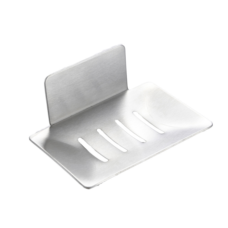 Bathroom Soap Dish Creative Drain Wall-Mounted Storage Punch-Free Soap Dish Bathroom Shelf Wall-Mounted Soap Net