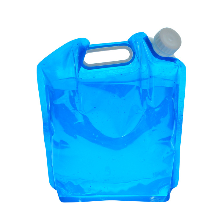 Outdoor portable folding water bag large capacity portable water bag with faucet water bag car water bag with valve portable