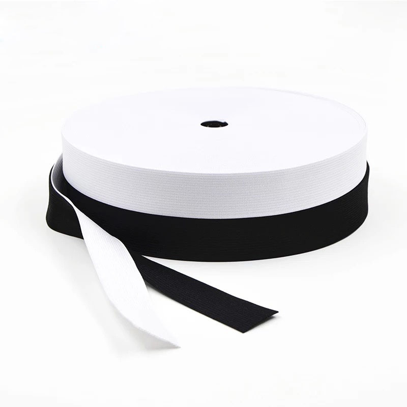 Industry in stock 0.4CM-10CM crocheted elastic wide flat knitted elastic webbing garment accessories webbing elastic