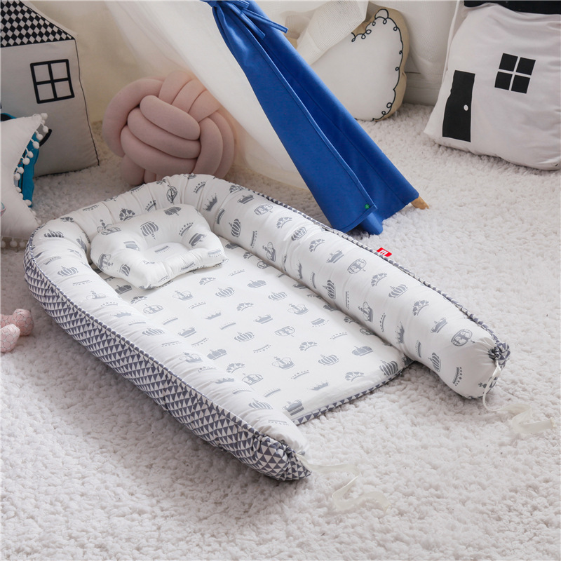 Cross-Border Hemei Crib Removable and Washable Portable Removable Bed-In-Bed Bionic Baby Nest Crib