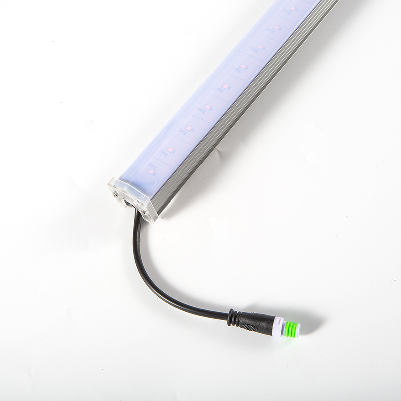 Outdoor led guardrail tube 12W engineering lighting contour lights hotel shopping mall exterior wall decorative lights colorful line lights