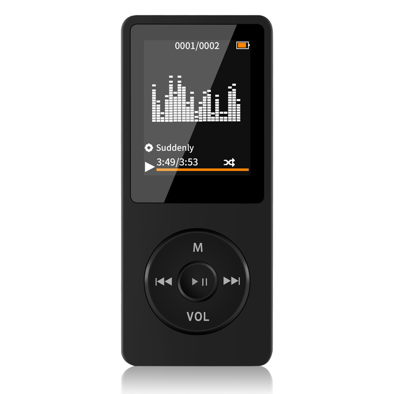Mp4 Mp3 Bluetooth Sports Music Player Mini Walkman Student 1.8inch with Screen Plug-In Card Mp4 Factory