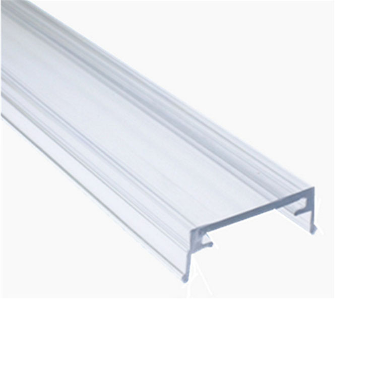 Led Fluorescent Lamp Cover Strip Profile Customized All-Plastic Tube Pc Frosted Lamp Cover Arc Cover Light Diffusion Pc Lamp Cover Profile