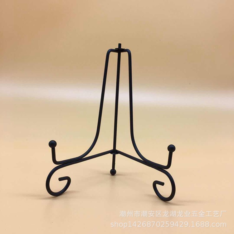 Cross-border plate bracket iron wire bracket decorative plate rack photo frame crafts decoration rack porcelain plate rack
