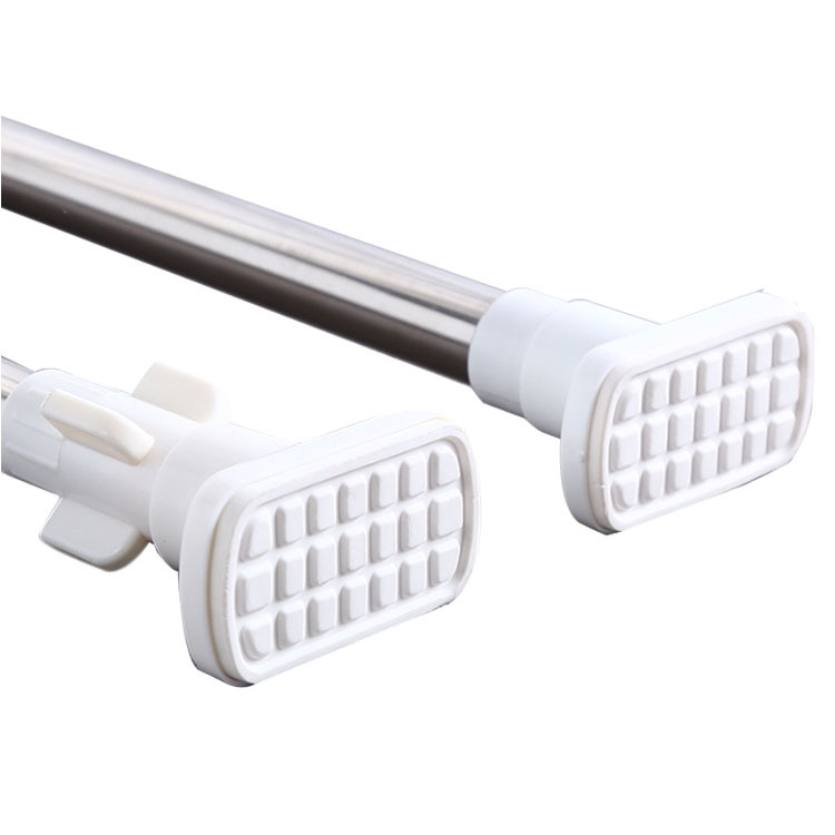 Punch-free Telescopic Rod Shower Curtain Rod Stainless Steel Wardrobe Rod Top Rod Tile Brace Rod Curtain Rod Clothes Drying Rod