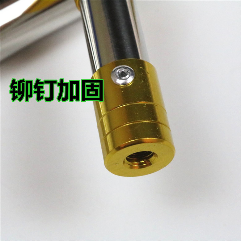 Stainless Steel Net Copying Rod Embossed Retractable Fish Fork Rod Fruit Picking Rod 1.5- 10m Net Copying Can Position Large Net