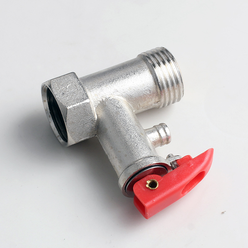 Surface-Mounted Water Heater Mixing Valve with Two Inlets and One Outlet for Hot and Cold Shower, U-Shaped Valve, 304 Stainless Steel Water Heater Faucet