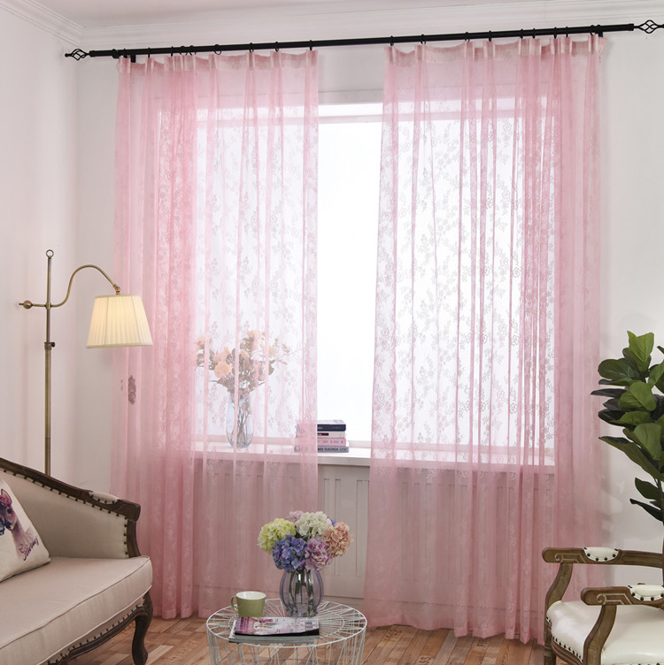 145 Side Wavy Edge White Lace Window Screen Warp Knitted Yarn Mosquito Net Bed Curtain Tablecloth Lace Coffee Curtain INS Curtain