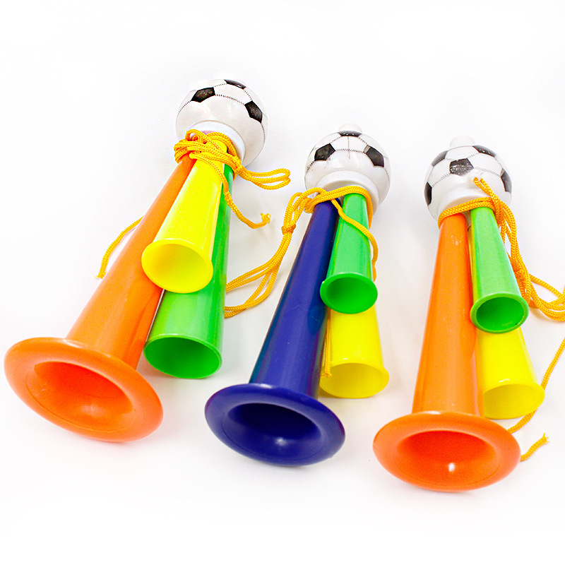 Football Horn Creative Small Gifts Children's Toys Playing Musical Instruments Sports Meeting Cheering Props Plastic Toys