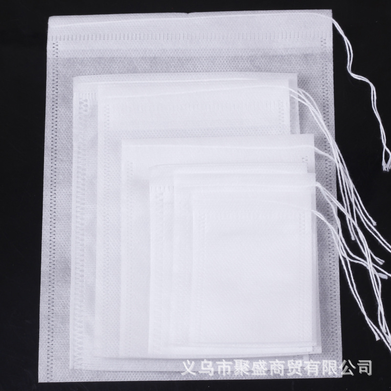 Dragon Boat Festival Sachet Non-Woven Bag Sachet Inner Bag Dried Flower Spice Filter Bag Drawstring Drawstring Packaging Bag Wholesale