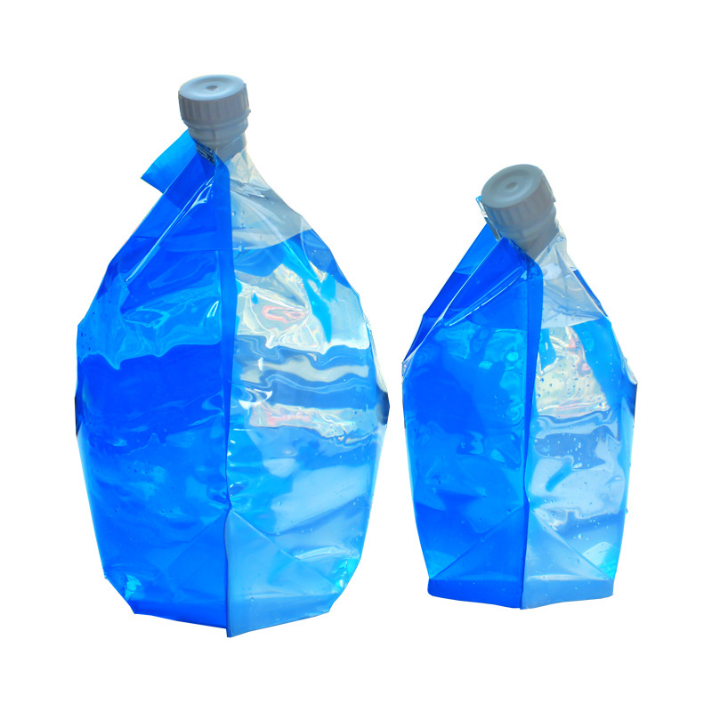 Outdoor portable folding water bag large capacity portable water bag with faucet water bag car water bag with valve portable