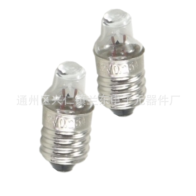 Medical bulb 2. 2v0.25a0.5a spotlight bulb pointed E10 screw bulb source manufacturer
