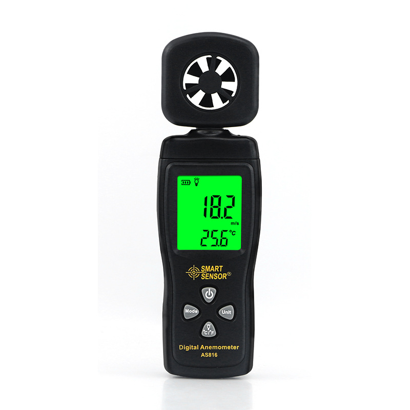 Xima As816 Anemometer Measuring Anemometer Handheld Digital Anemometer High-Precision Anemometer