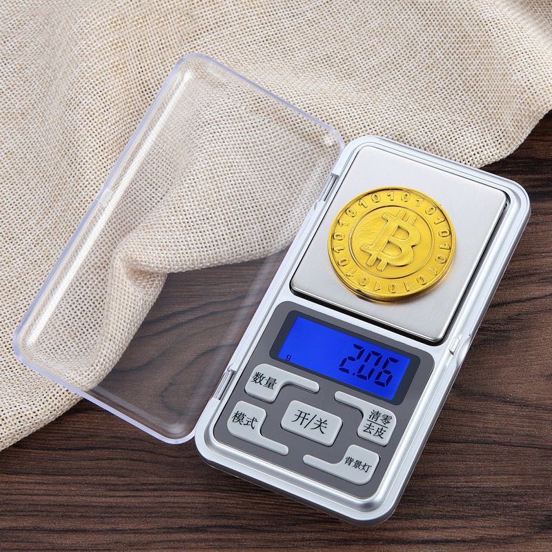 Factory wholesale mobile phone scale electronic Carat scale stainless steel mini pocket scale gram scale home electronic jewelry scale