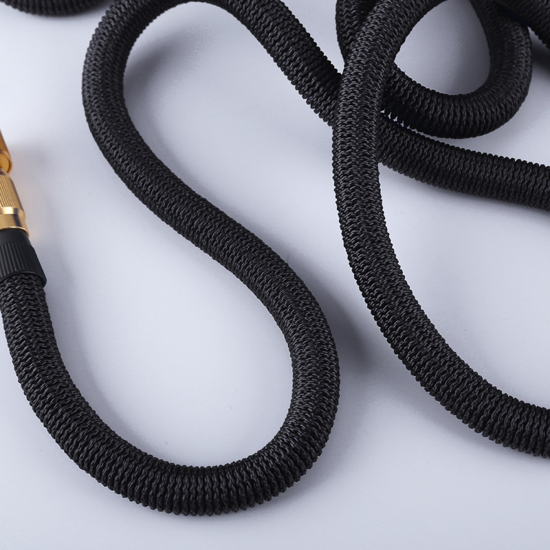 Manufacturer Supplies Copper-Plated Household 3 Times Telescopic Tpe Inner Tube Car Wash Water Pipe Black Telescopic Hoist Tube