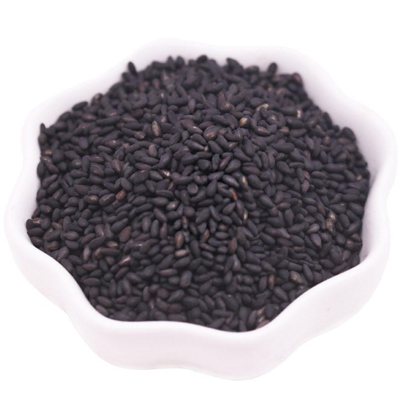 Now fried black sesame low-temperature baked cereals raw materials 500g farm fresh wash-free instant sesame wholesale