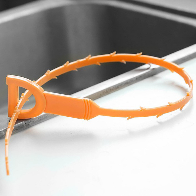 Sewer Hair Cleaner Toilet Pipe Dredge Foreign Body Jiale Hook Pipe Cleaner Sink