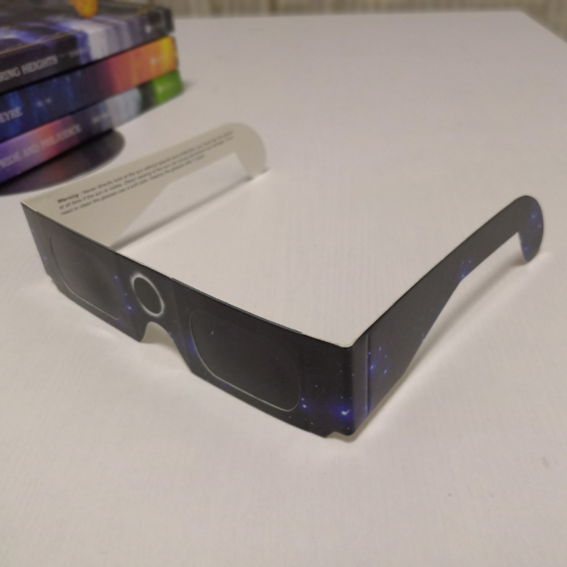 2025 In-Stock Solar Eclipse Viewing Glasses Paper-Made Total Solar Eclipse Glasses Solar Eclipse Viewing Glasses Iso123-2