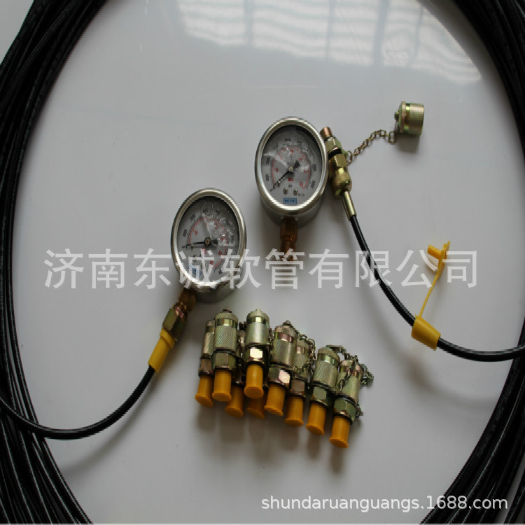 Pressure measuring joint test pipe pressure measuring tubing pressure measuring hose assembly high pressure tubing hydraulic pipe resin pipe DN3