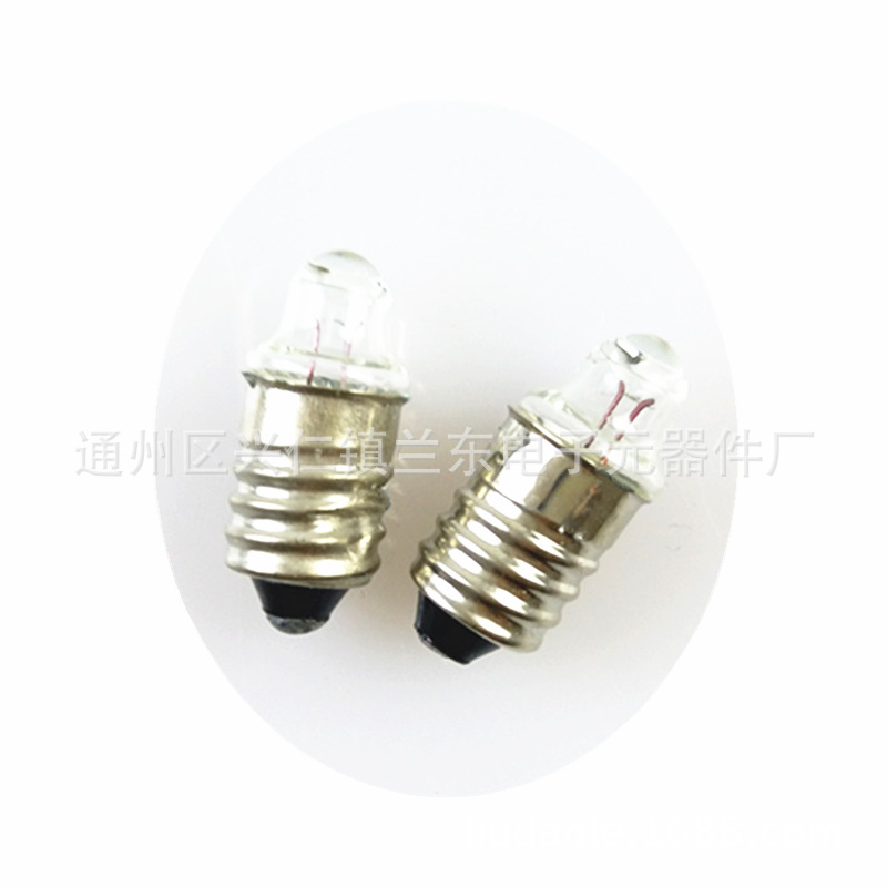 Medical bulb 2. 2v0.25a0.5a spotlight bulb pointed E10 screw bulb source manufacturer