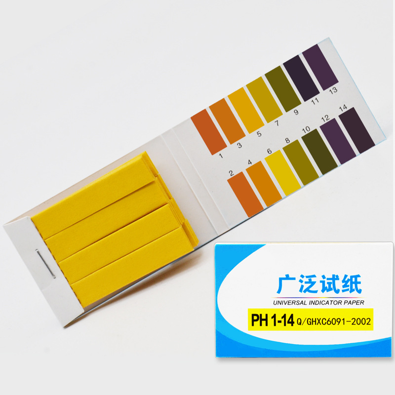 ph Test Paper Urine Test Paper English ph Test Paper 1-14 Wide Test Paper Wide Strip Human Body Acid and Alkali Test Paper
